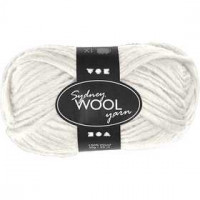 Sydney Wolle, L 50 m, Creme, 50g [HOB-44725]
