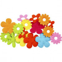 Blumen, größte Größe 35x45 mm, Stärke: 1,2 mm, 16sort. [HOB-450731]
