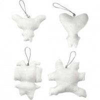 Stofffiguren, H 8+9+10+11 cm, 4Stck. [HOB-49505]