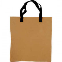 Shopping bag, size 35x38 cm, 1 pc, light brown [HOB-498962]