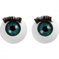 Große Augen, Größe 12 mm, 6Stck. [HOB-500810]