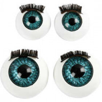 Augen, groß, Größe 12+17 mm, 100sort. [HOB-50085]
