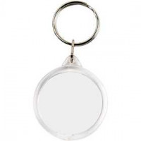 Schlüsselanhänger, rund, D: 40 mm, 25Stck. [HOB-51270]