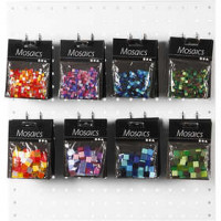 Mini-Mosaik, Größe 5x5+10x10 mm, Stärke: 2 mm, 80Teile [HOB-51915]