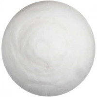 Kugel, D: 15 mm, Weiß, aus Watte, 300Stck. [HOB-54002]