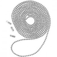 Kugelkette, D: 1,5 mm, Versilbert, 1m [HOB-61243]