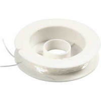 Elastischer Schmuckfaden, Stärke: 0,5 mm, rund, 10m [HOB-615400]