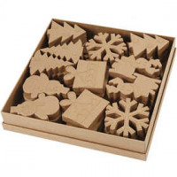 Weihnachts-Figuren, H 10-14 cm, 36Stck. [HOB-99345]