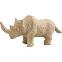 Rhinozeros, H 7,5 cm, L 18 cm, 1Stck [HOB-99351]
