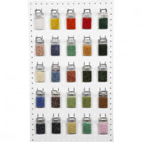 Rocaille-Perlen - Sortiment, Sortierte Farben, 50x25g [HOB-995970]