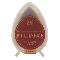 Stempelkissen Brilliance Dew drops Crimson Kupfer (1 St.) [BD-000-097]