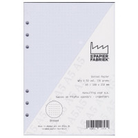 Kalender Füllung A5 Gepunktet, 6 Ringe, Weiß (1 St.) [BOP-A5DW]