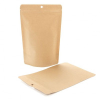 Standbodenbeutel Kraft Kompostierbar 14,9x8,9x23,2cm | 312 Gramm (100 Stück) [ZBGEK7]