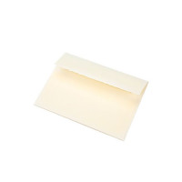 Umschläge Büttenkanten Warm Weiß 16,5x12cm Neenah Teton (50 Stück) [EN11]