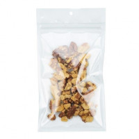 Druckverschlussbeutel Transparent/Weiß 10,2x16,5cm (100 Stück) [HZB5CW]