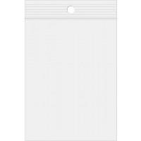 Druckverschlussbeutel 7,5x12,5cm PE 100 Mikron (100 Stück) [4PR35]