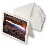 Umschläge Einfach helles Weiß 17,8x12,7cm Entradalopes (25 Stück) [PD00E]