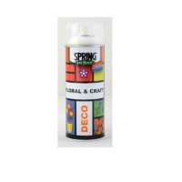 Sprühfarbe Weiß 400 ml für Bastler und Floristen (1 Dose) [HV-SP400W]
